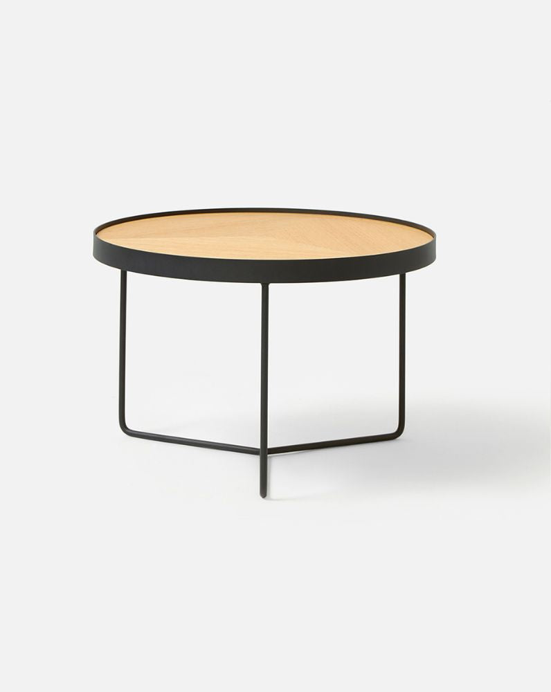 Sia Medium Side Table in Oak - 40% off RRP