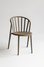 Cleo Stackable Spindle Chair in Driftwood