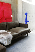 Luxurious Lennon leather sofa, showcasing Australian craftsmanship and quality materials