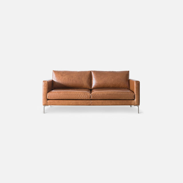 Fred Tan Leather sofa