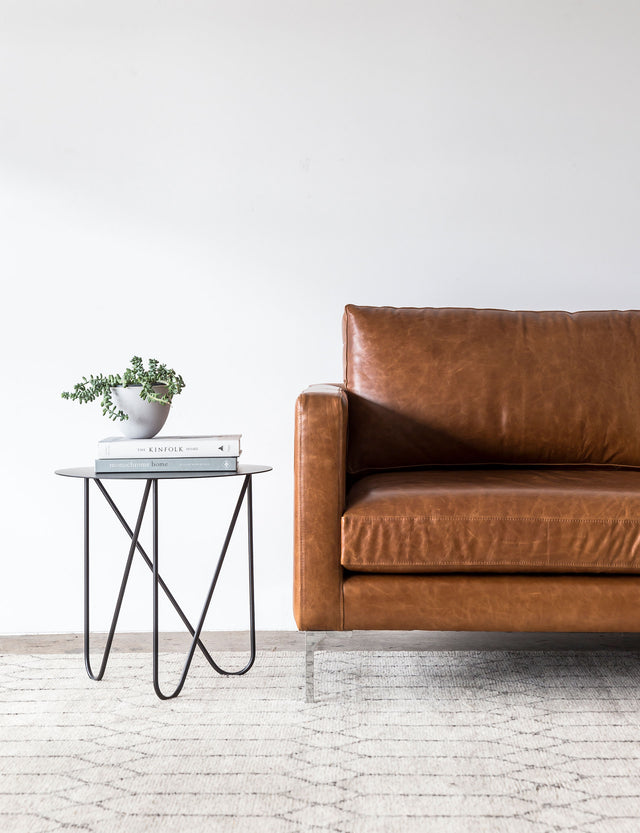 Fred Tan Leather sofa