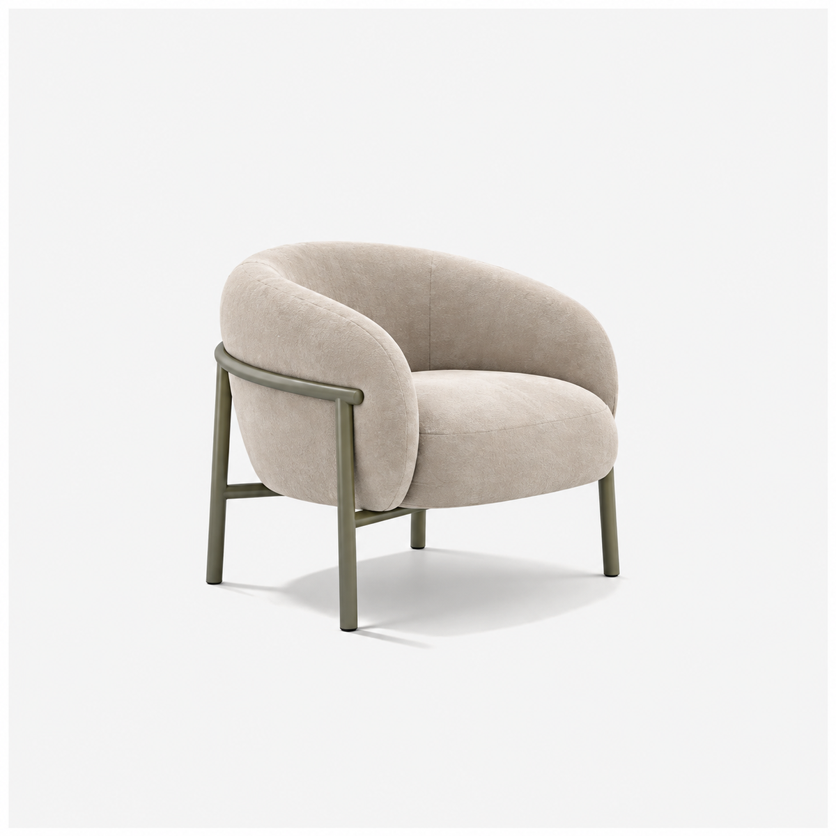 Roy Chair | Electra Fabric in Putty