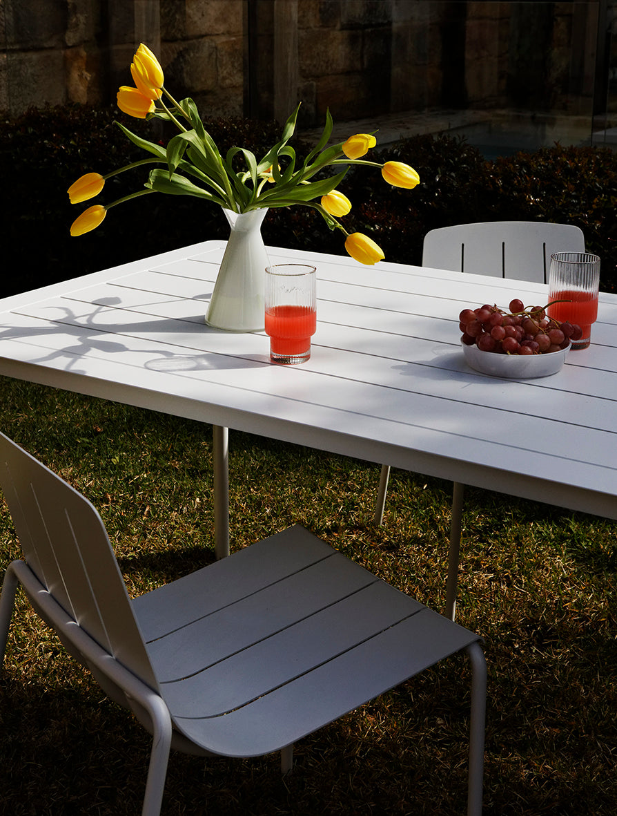 Estelle + Remy | 6 Seat Dining Set in White