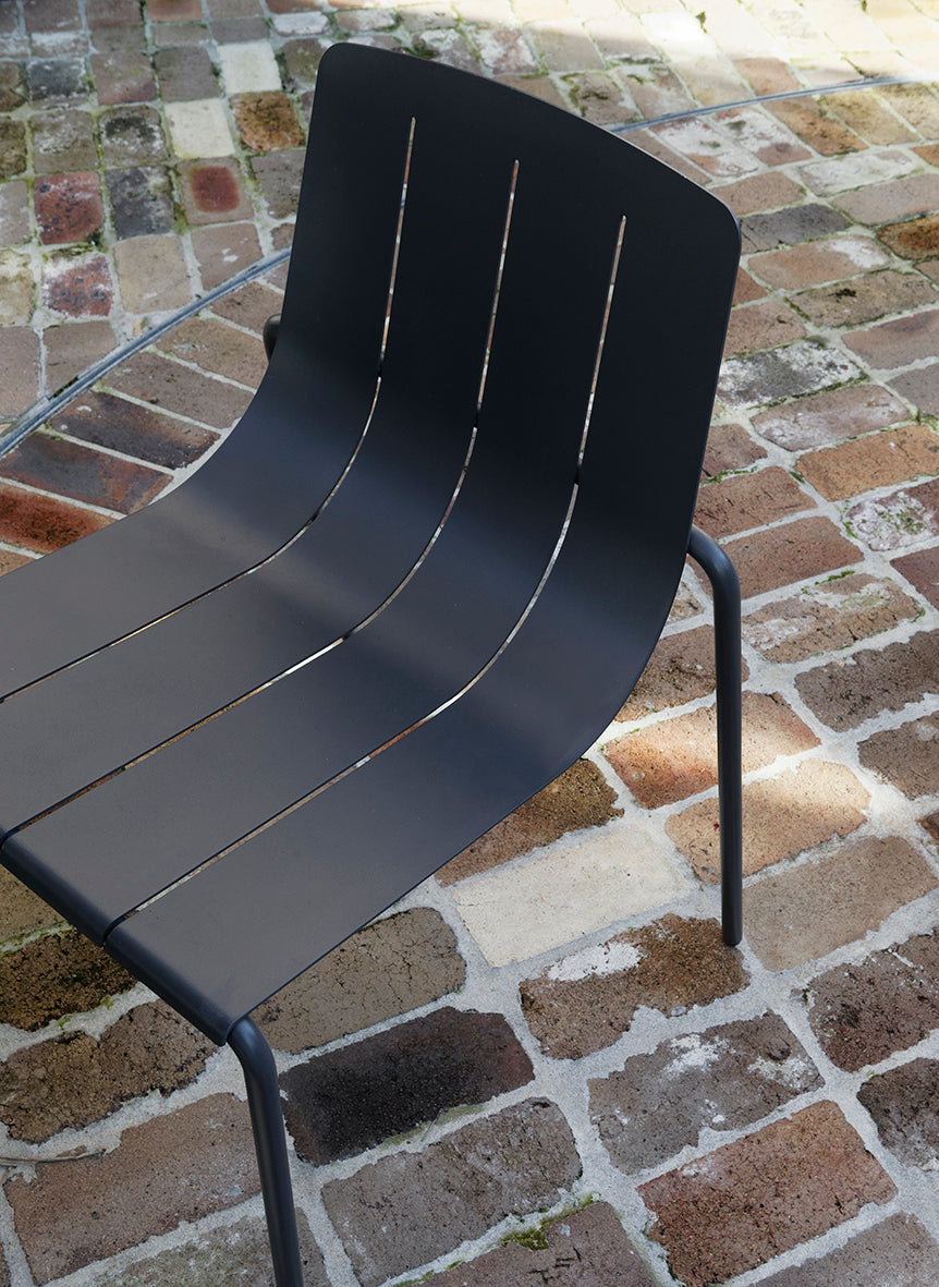 Remy Outdoor Dining Chair in Charcoal