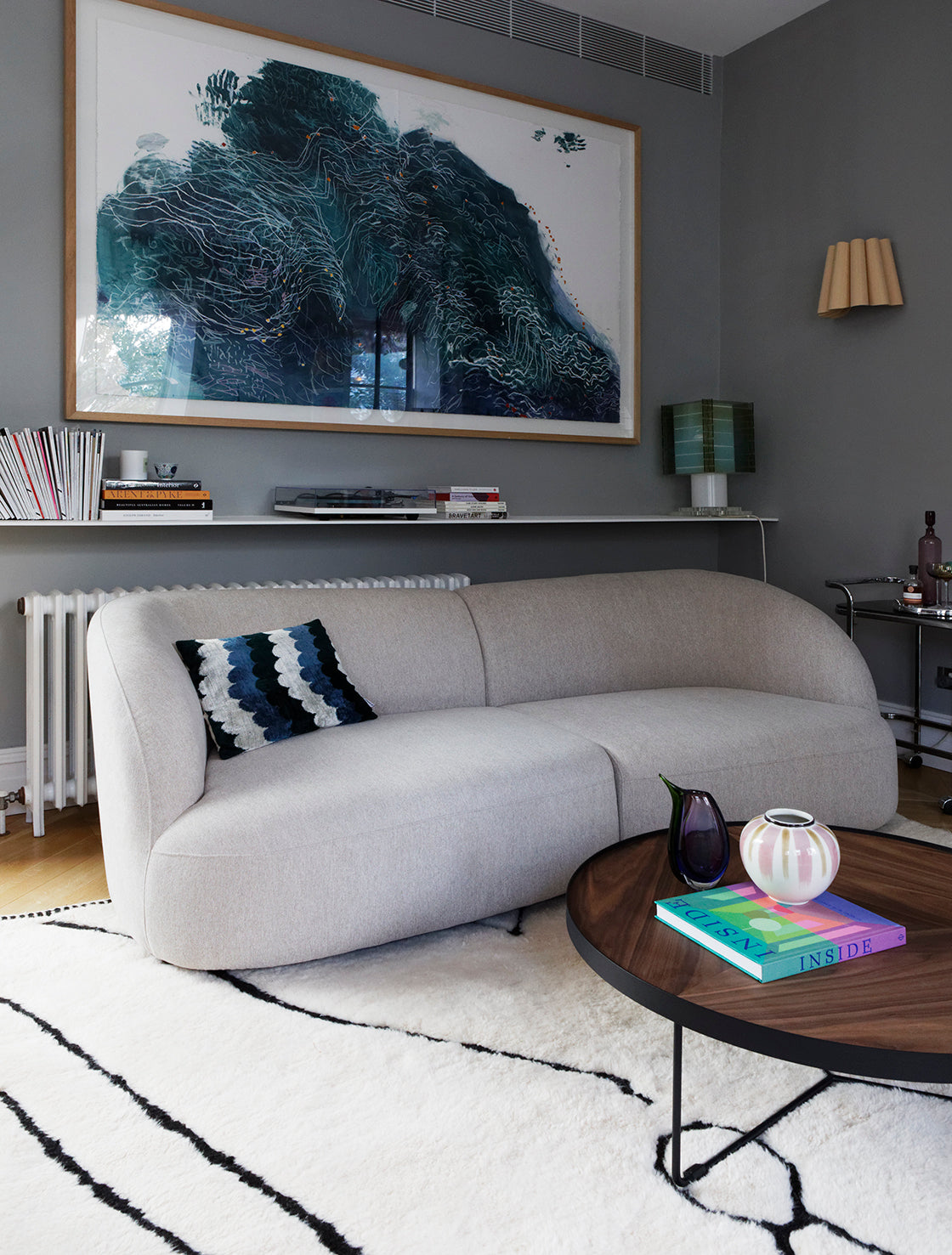 Calvin Ottoman – Oatmeal