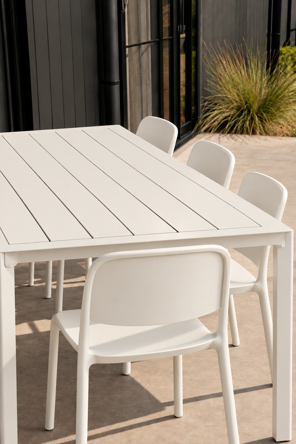 Estelle + Leni | 8 Seat Dining Set in White
