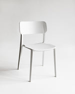 Alex stackable plastic dining chair, perfect for indoor and outdoor use