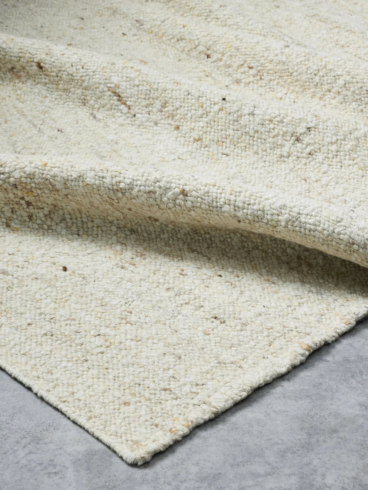 Tribe Home Birch Rug – textured flatweave rug in warm neutral palette, ideal for layering in modern Australian interiors
