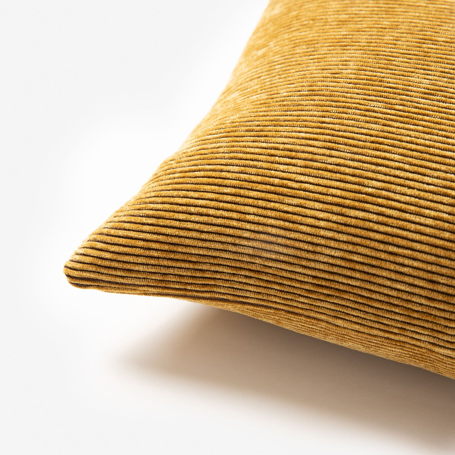 Bowie Corduroy Square Cushion Cover – Mustard