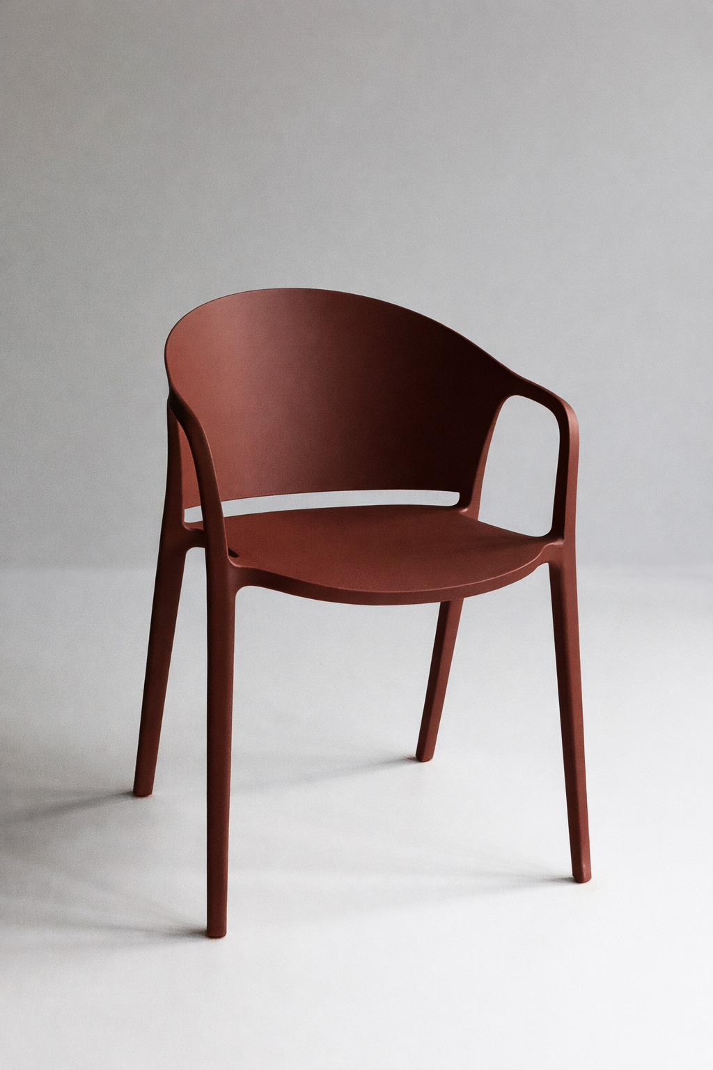 Carla Stacking Armchair in Russet