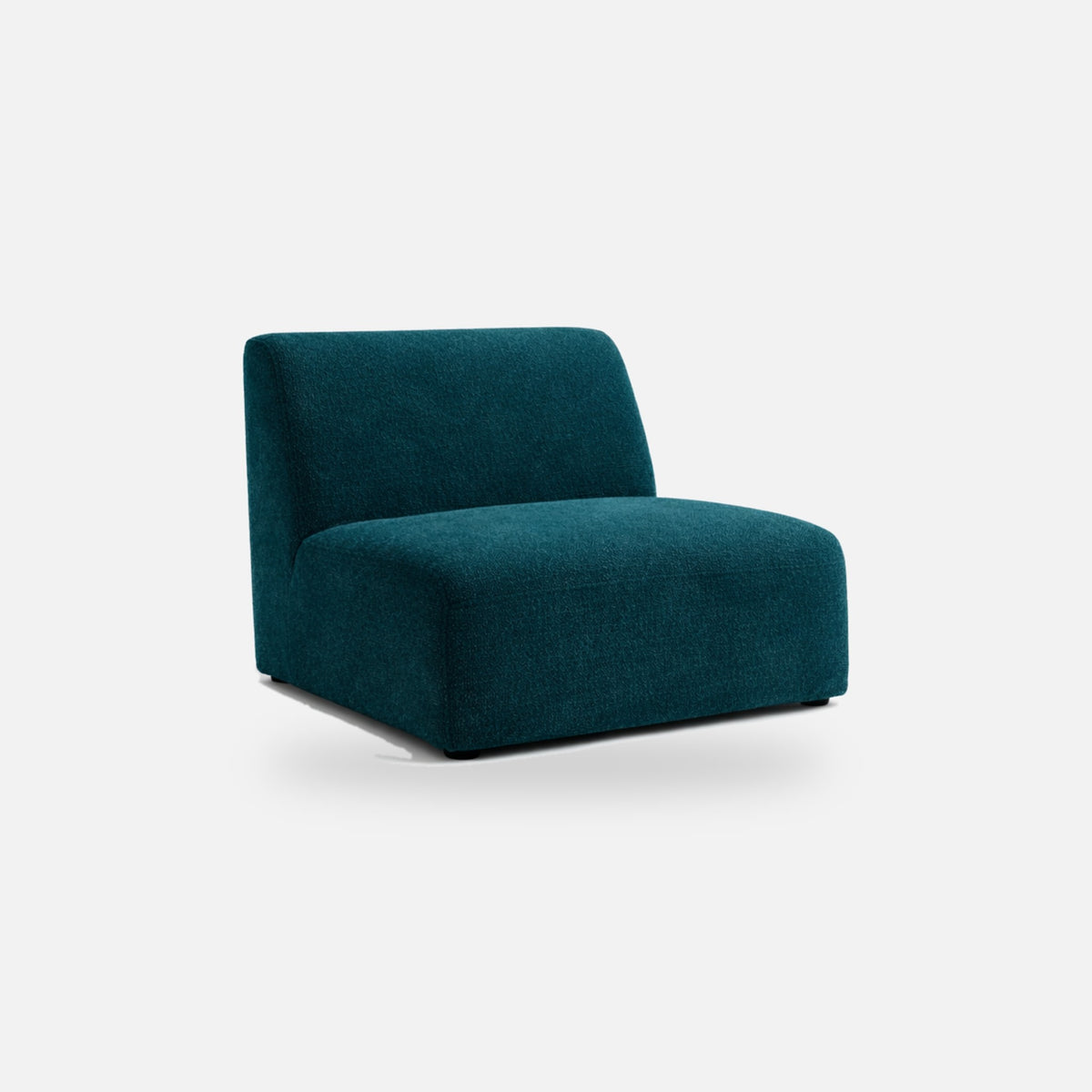 Calvin occasional chair in Electra teal, a single-seat module
