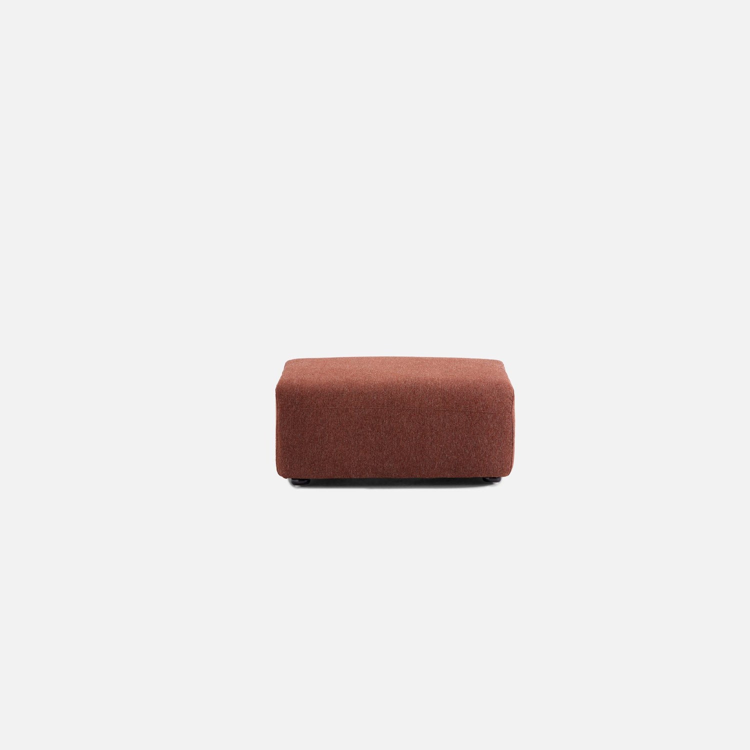 Calvin Ottoman in Brick - 50% OFF RRP
