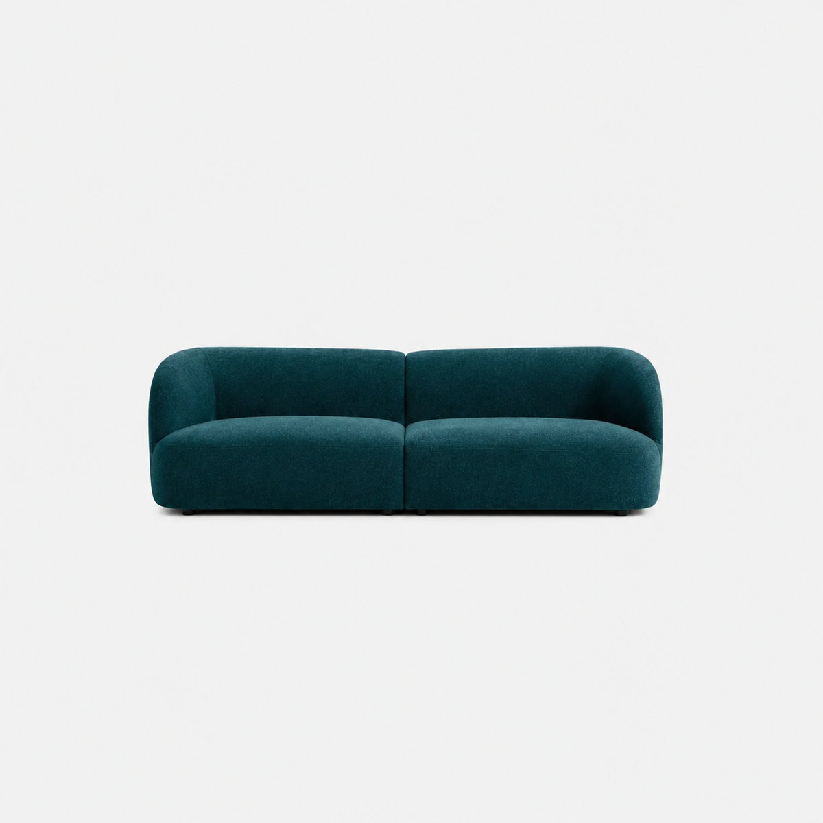 Calvin Sofa in Electra teal, a modular sofa in a rich blue-green