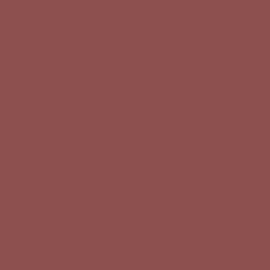 Russet colour sample for the Carla Armchair, a flat chip of Franka's russet polypropylene finish