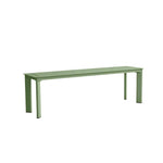 Deep etched stylish eucalypt outdoor bench with slim, contemporary profile