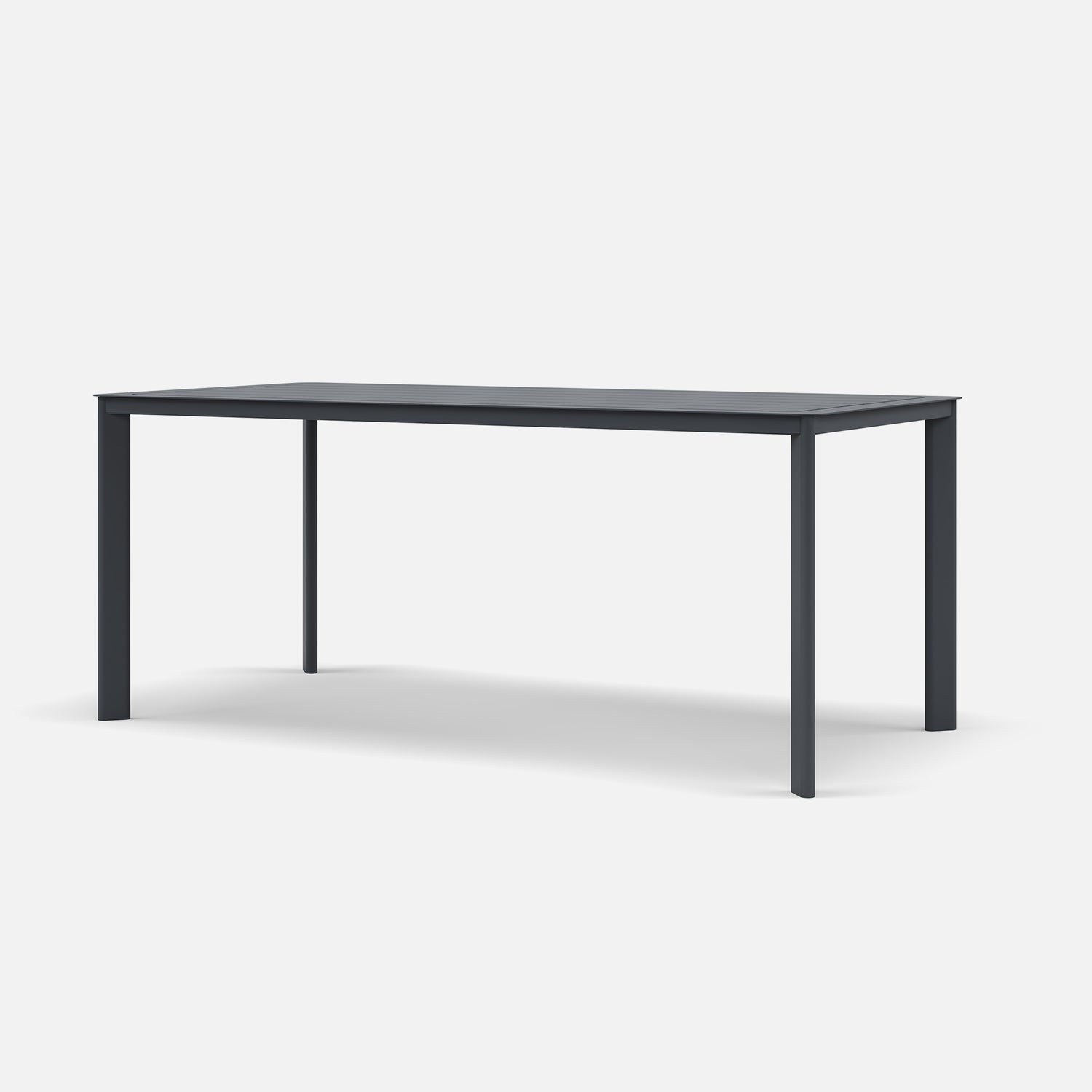 Estelle & Carla Outdoor Dining Set with 6 Chairs in Charcoal