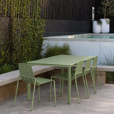 Estelle + Leni | 8 Seat Dining Set in Matcha