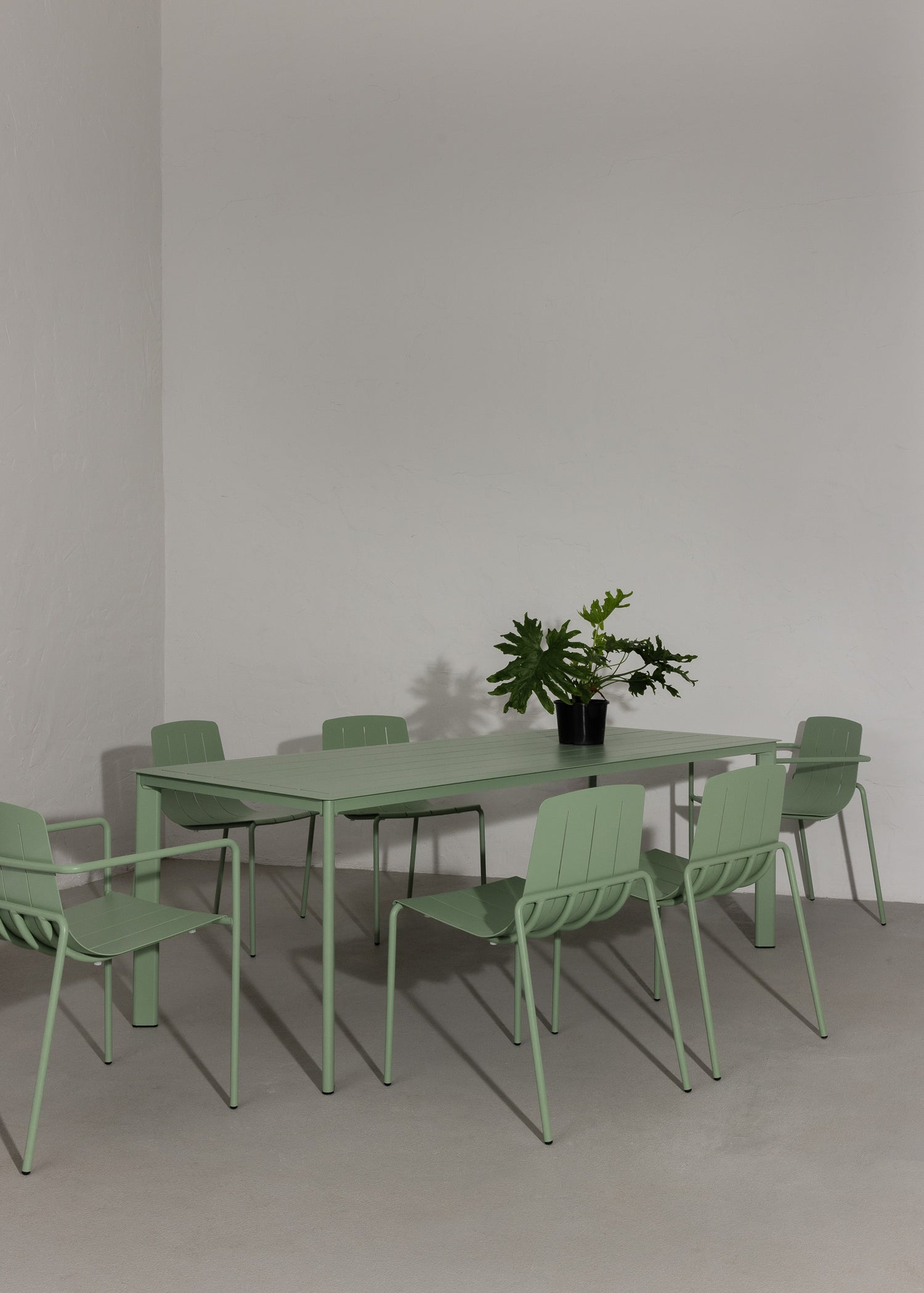 Estelle / Remy in Eucalypt Set 1800 with 6 Chairs