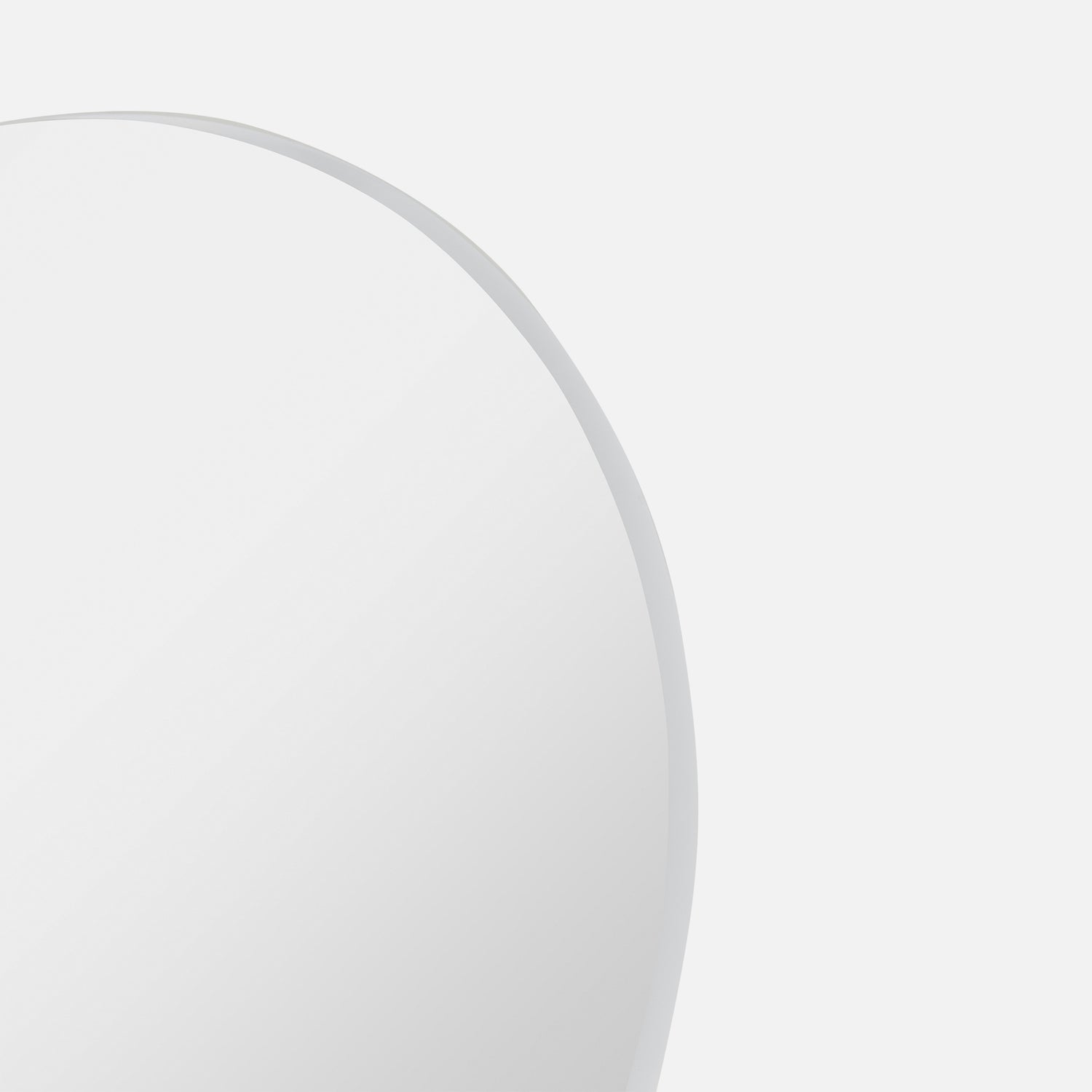 Bobbi Round Mirror in White