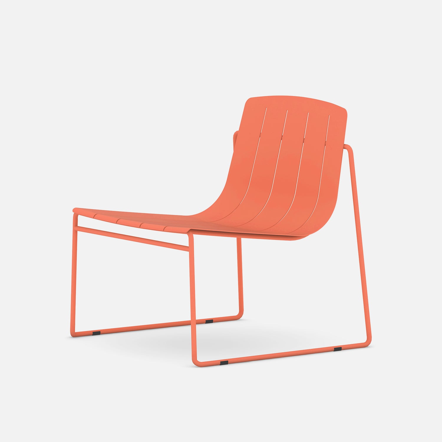 Frankie Outdoor Lounge Chair in Melon