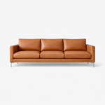 Fred 3 seat sofa in Tan Leather
