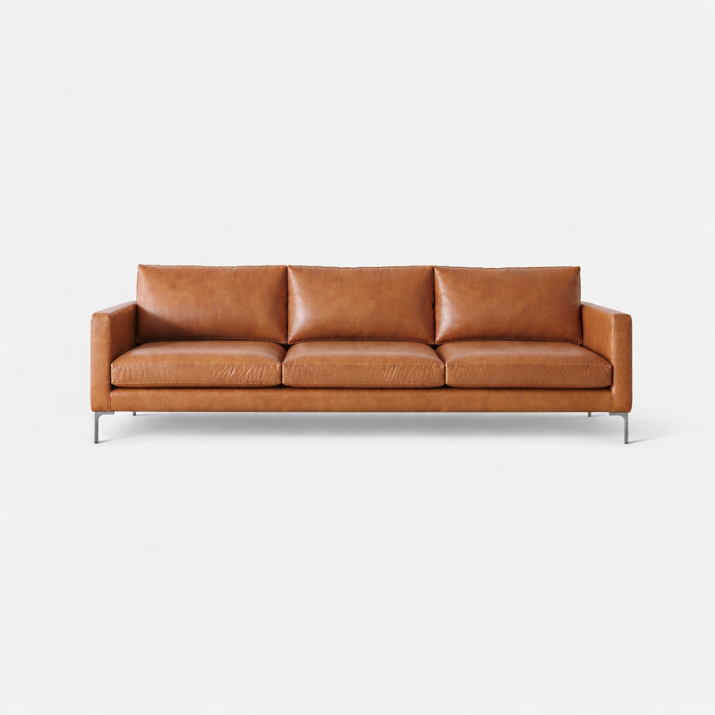 Fred 3 Seat Sofa in Leather