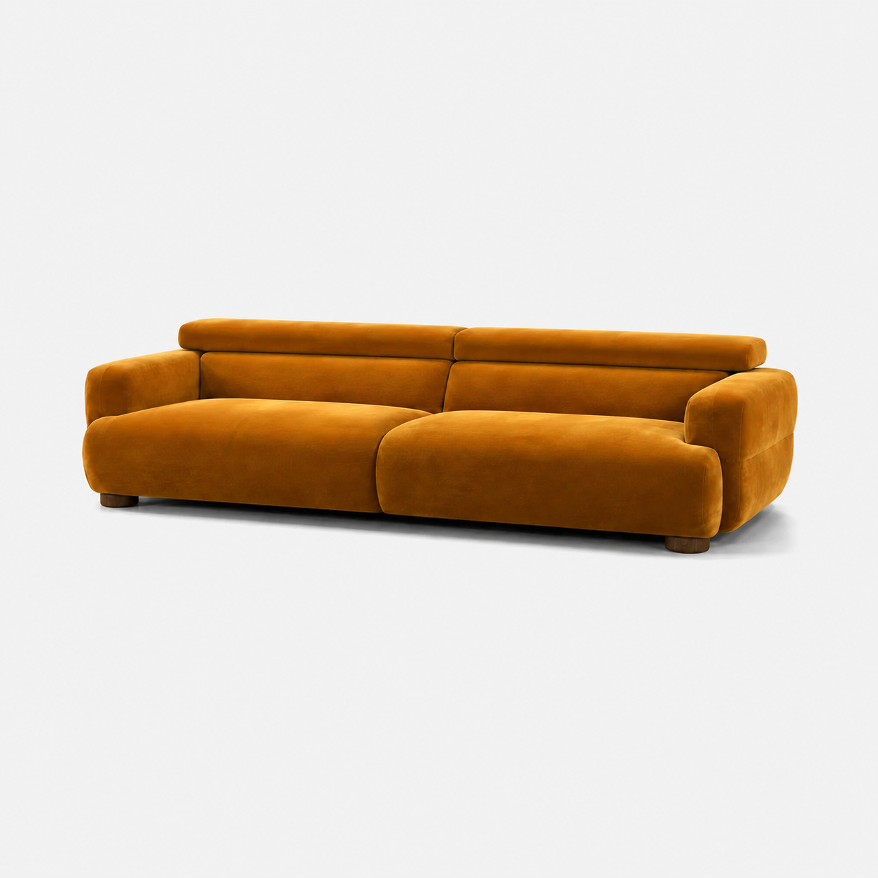 Harvey Sofa | Electra Fabric in Amber
