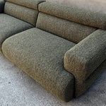 Green Boucle Sofa