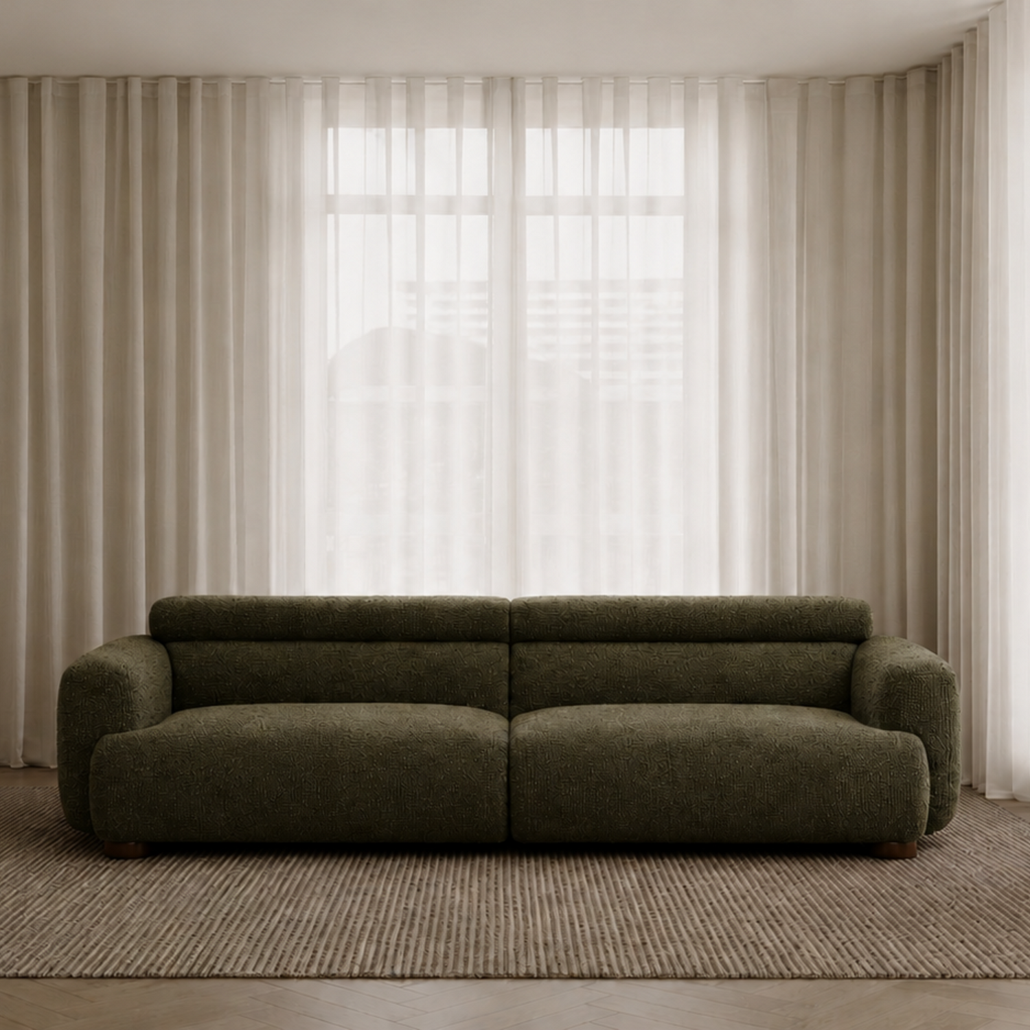 Harvey Sofa | Rockwell Fabric in Ivy