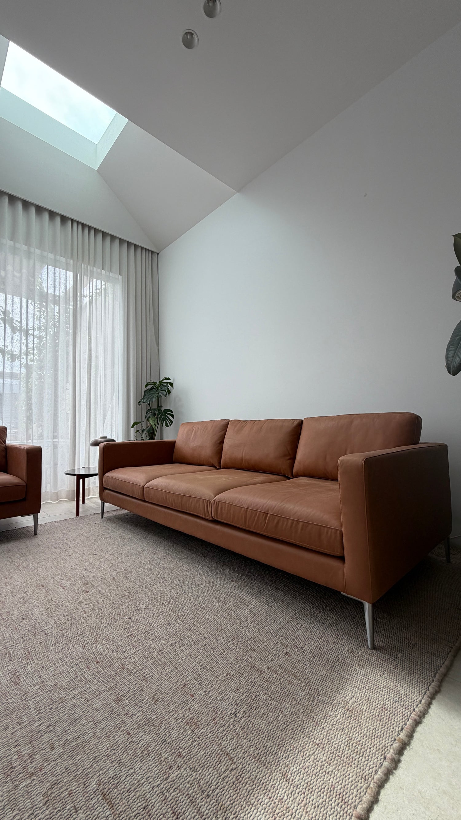 Fred 3 Seat Sofa in Leather