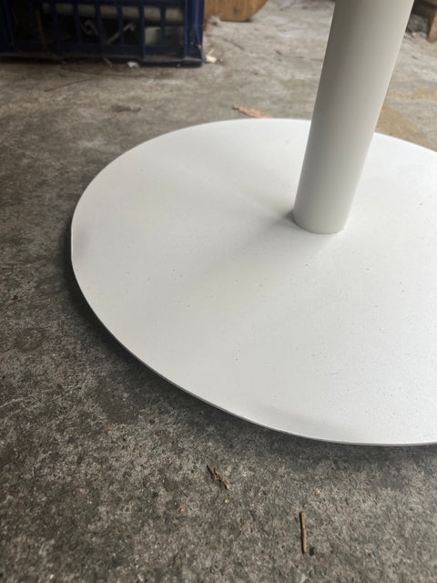 Alfie Outdoor Dining Table White (Slightly Damage) - 50% off