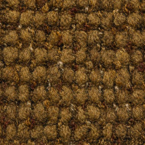 Marlo fabric in Wheat, a close-up of the chunky boucle weave used on the Rocco and Roy chairs