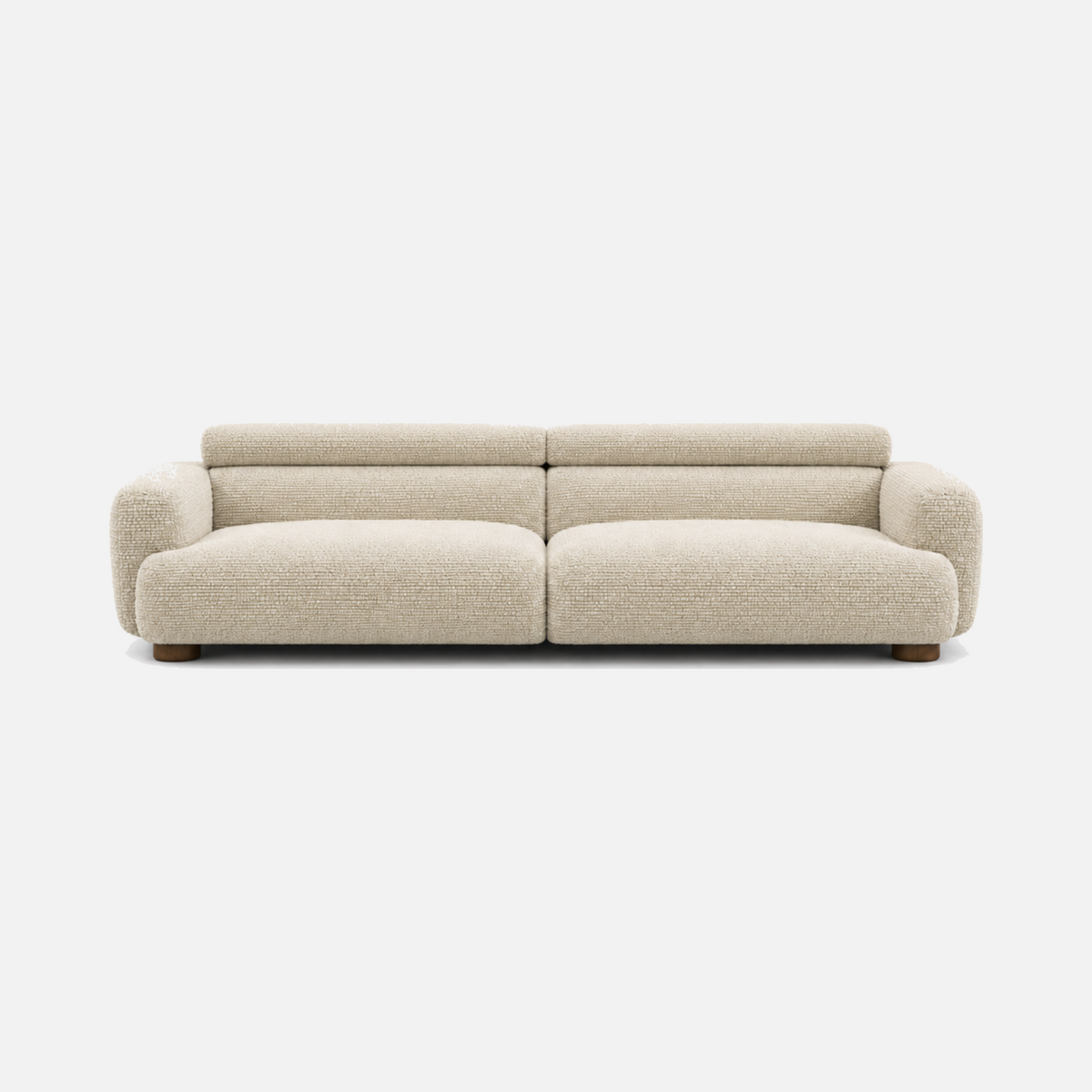 Harvey Sofa in Orson Beige shown front-on