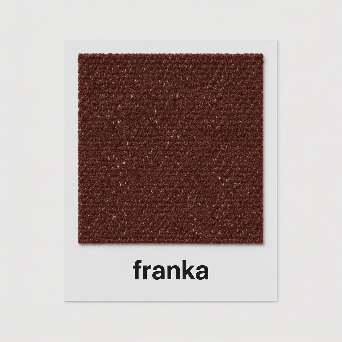 Rove fabric in Brick, a swatch showing the weave