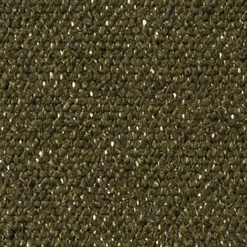 Rove fabric in Olive, a close-up of the dense flecked olive weave used on the Calvin Sofa