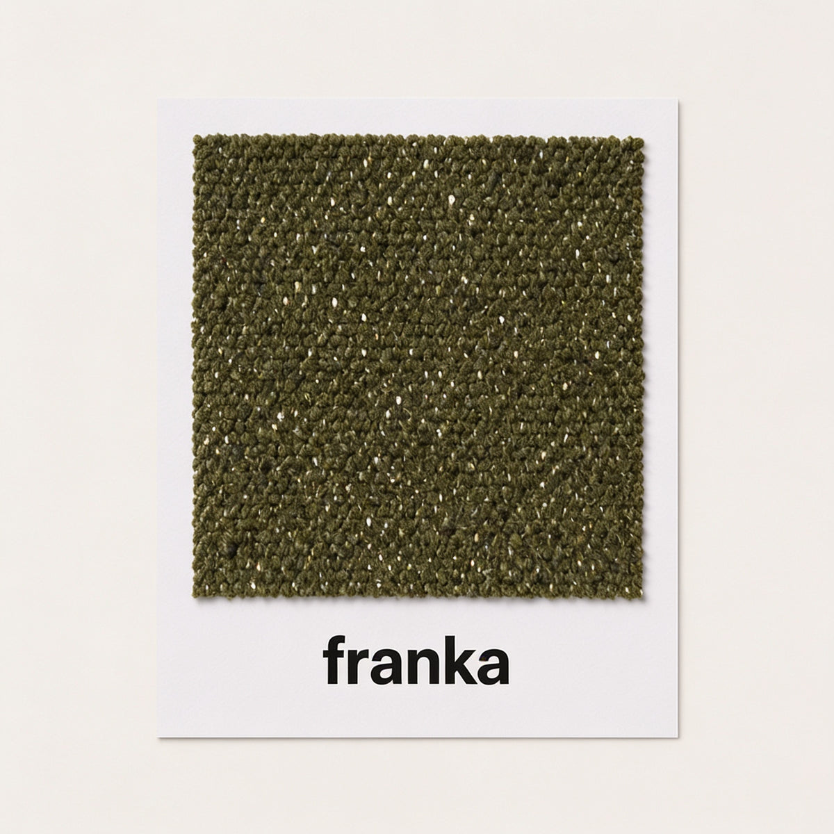 Rove fabric in Olive, a swatch showing the weave