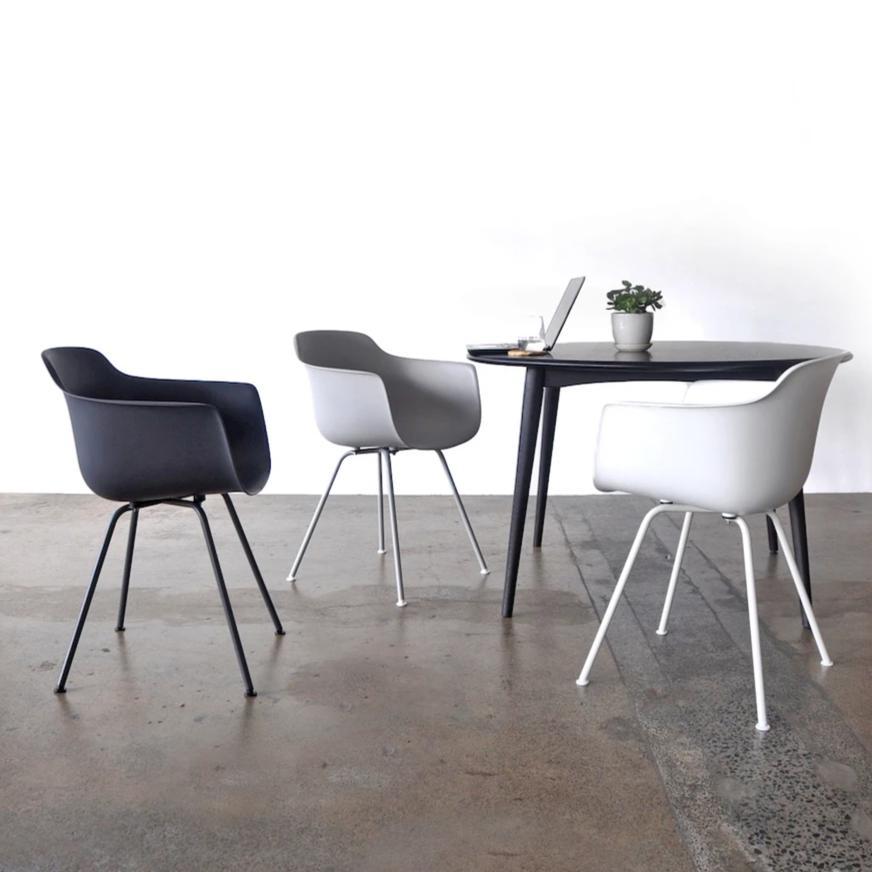 Set of 4 Suzie Chairs in Charcoal - 60% OFF RRP