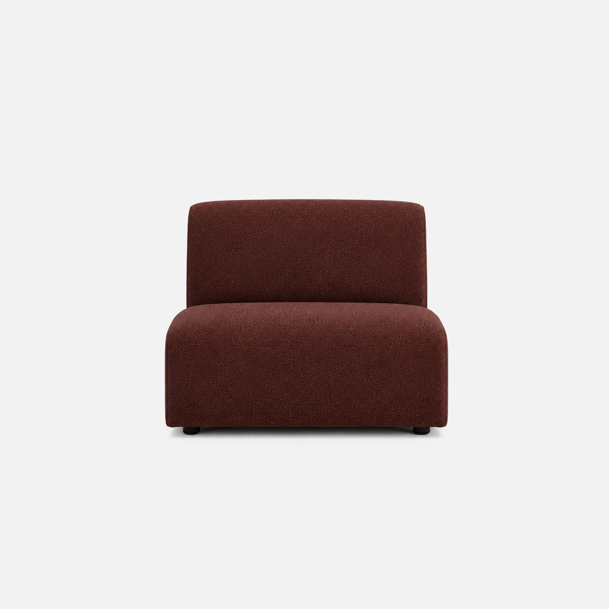 Calvin Sofa armless 1-seat module in brick