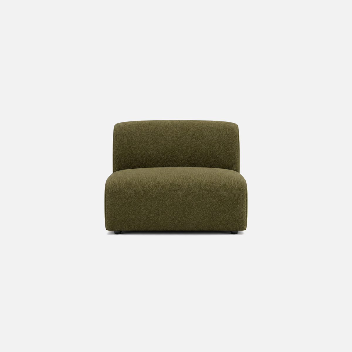 Calvin Sofa armless 1-seat module in olive