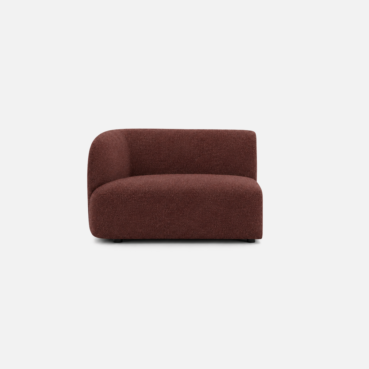 Calvin Sofa left-arm end module in brick