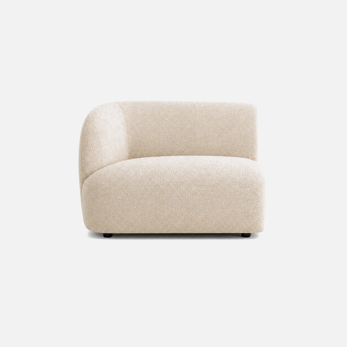 Calvin Sofa left-arm end module in oatmeal