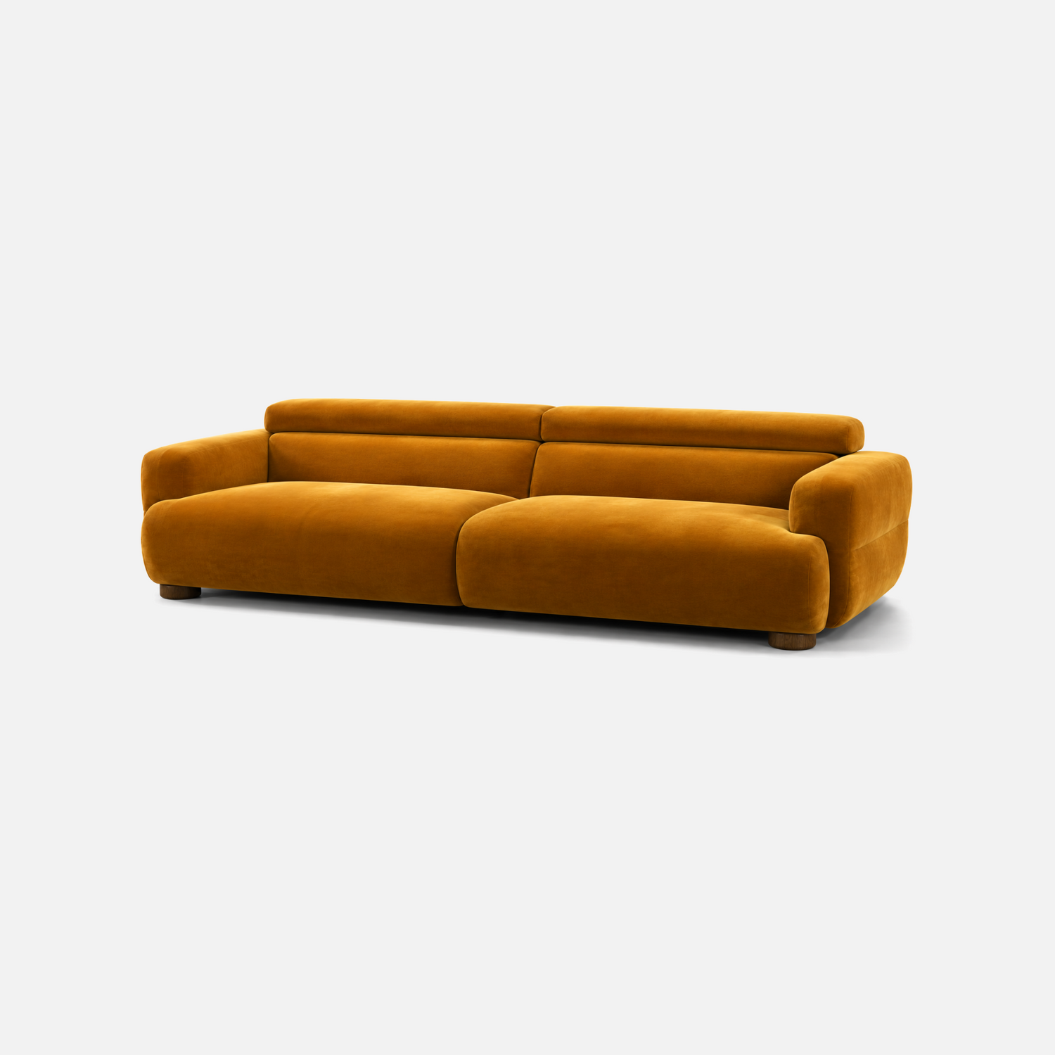 Harvey Sofa | Electra Fabric in Amber