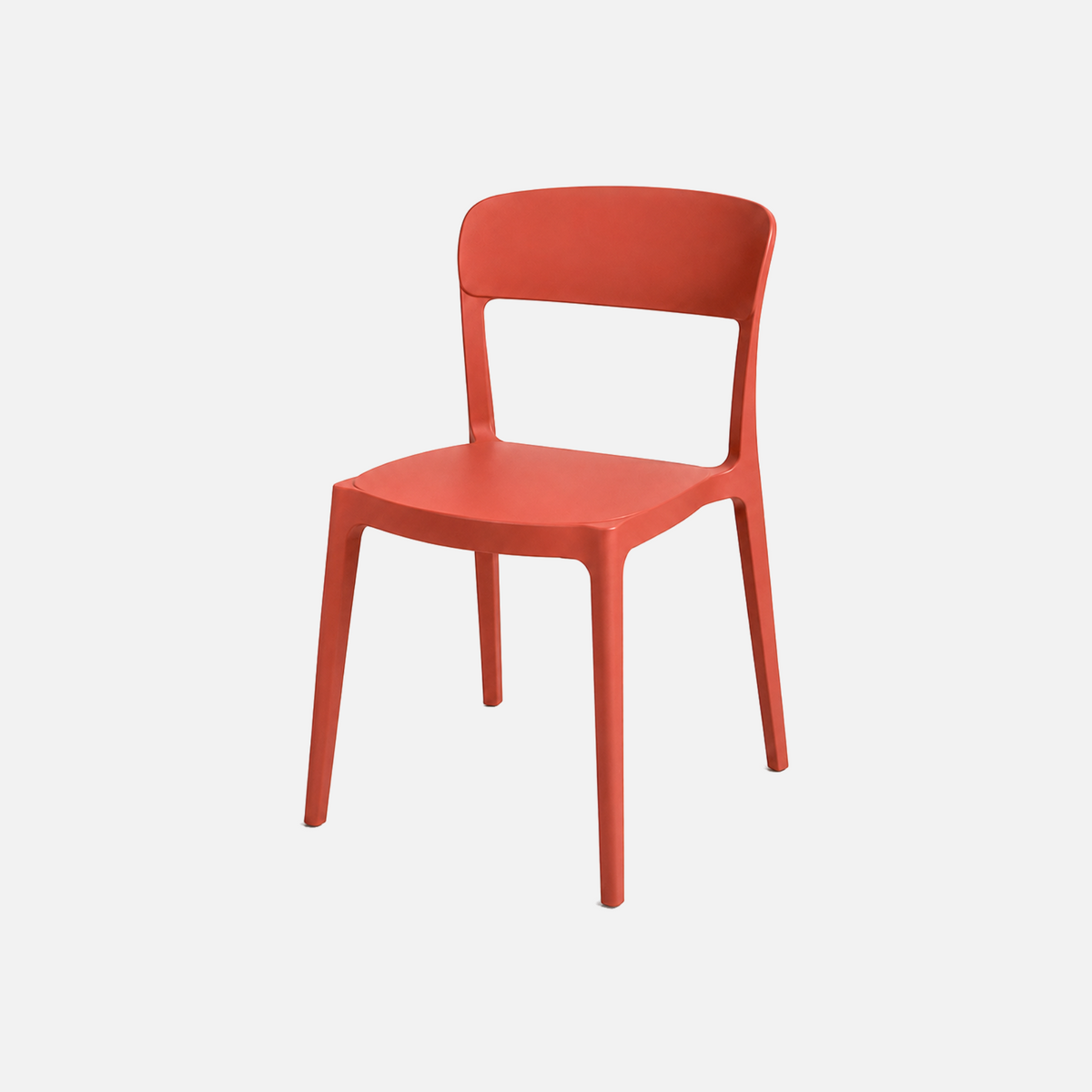 Nina Chair in Tangerine - modern orange dining chair | Franka