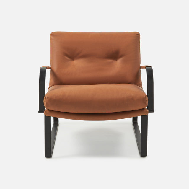 Jethrow Chair In Leather by Franka