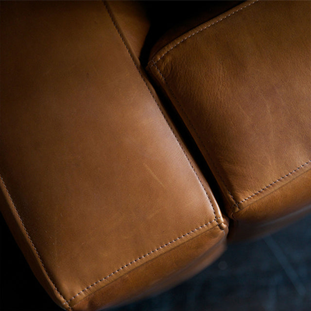Hawley Sofa in Tan Leather