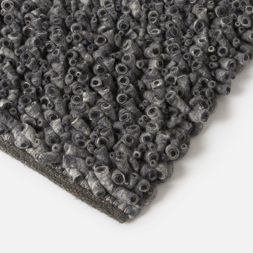 Alpine Field Wool rug in Stormy Weather